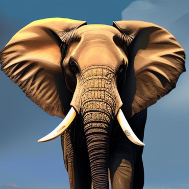 Camiseta de cara de elefante (Subido por el creador)