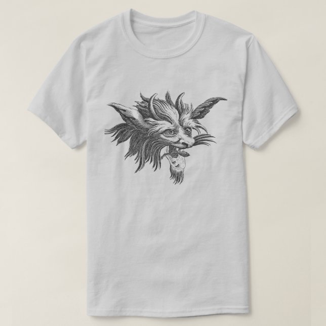 Camiseta de Cara de Gárgola (Diseño del anverso)