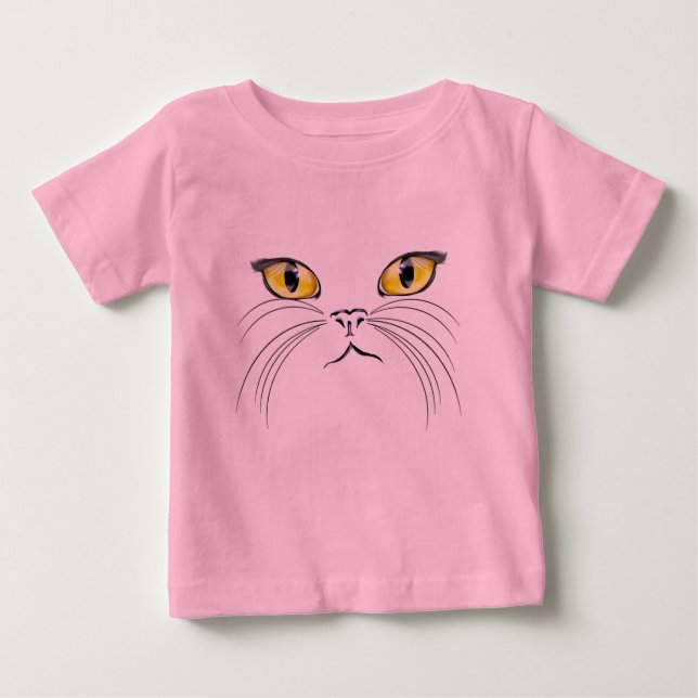 Camiseta de cara de gato (Anverso)
