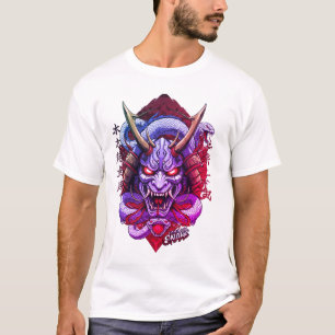 Camiseta de Cara de Monstruo de Ojos de Serpiente 