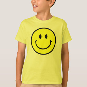Camiseta de cara feliz