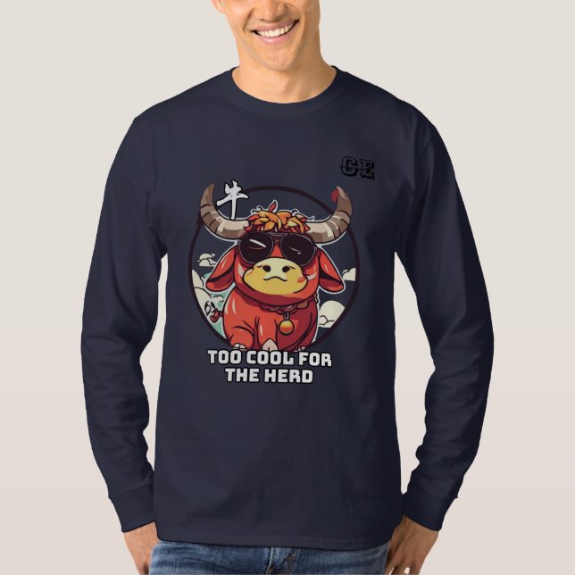 Camiseta de caracteres Ox de Personalizado juguetó (Anverso)
