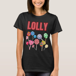 Camiseta de caramelo de piruleta colorida