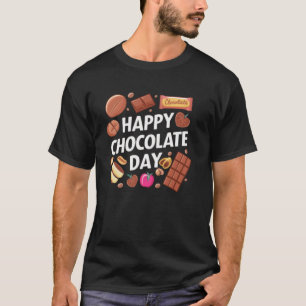 Camiseta de caramelo divertido "Feliz Día del Choc
