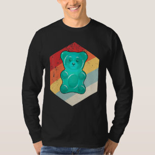 Camiseta de caramelo suave de gominola afrutado ju