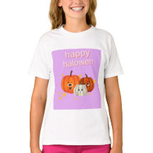 Camiseta de caras de calabaza felices de Halloween