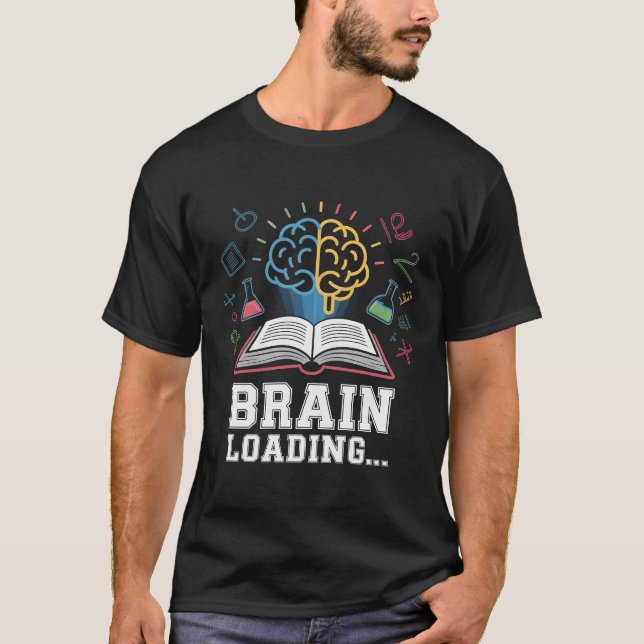 Camiseta de carga de cerebros | De vuelta a la esc (Anverso)