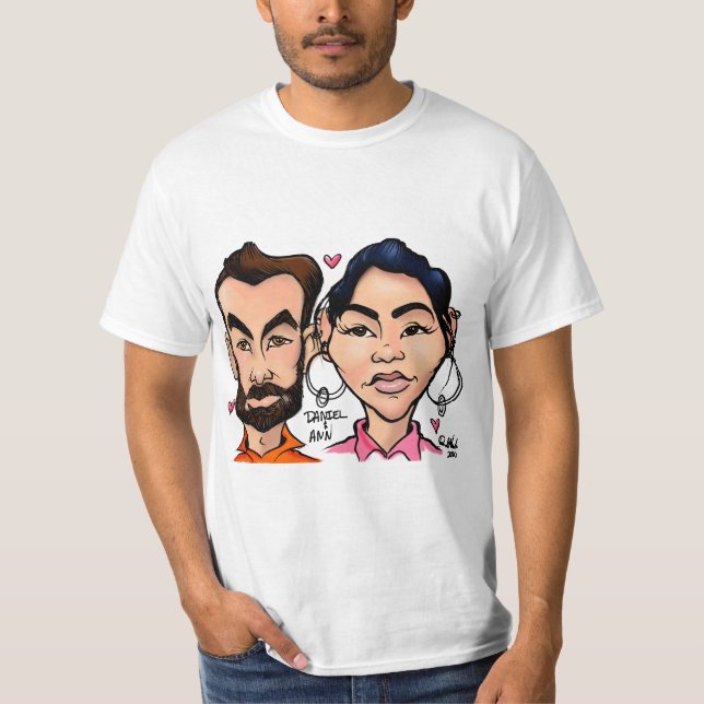 Camiseta de caricatura (Anverso)