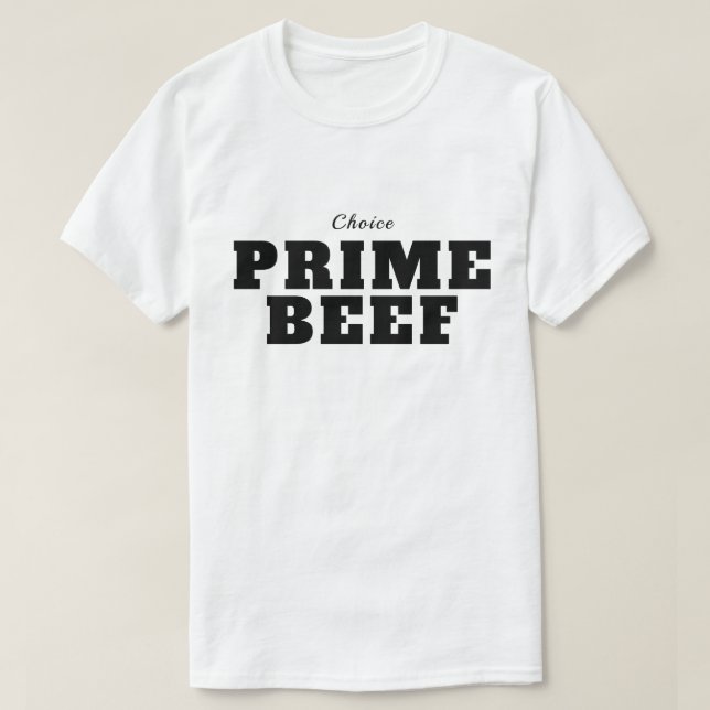 Camiseta de Carne de Primera (Diseño del anverso)