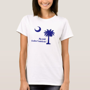 Camiseta de Carolina del Sur - Mi mundo