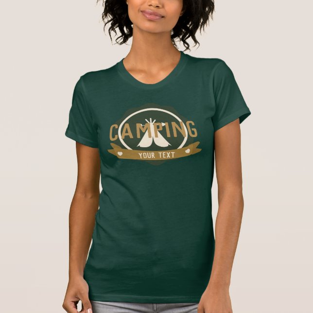 Camiseta de carpa de campamento (Anverso)