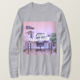 Camiseta de carrera profesional del mediador de co
