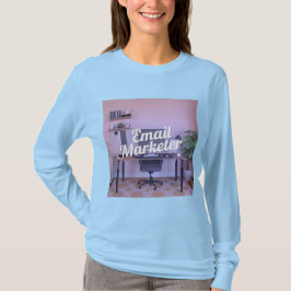 Camiseta de carrera profesional del mediador de co