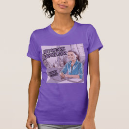 Camiseta de carrera profesional del medidor de red