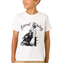 Camiseta de Carreras de barril para niños