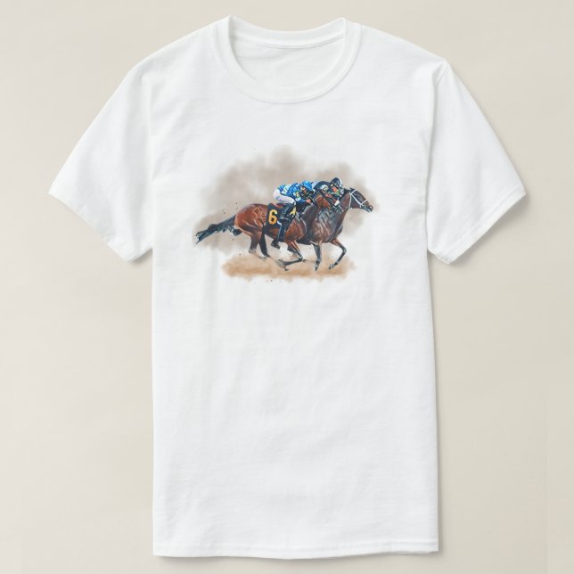 Camiseta de Carreras de caballo (Diseño del anverso)