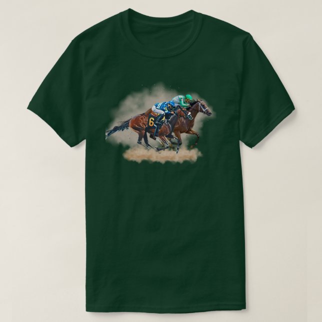 Camiseta de Carreras de caballo (Diseño del anverso)