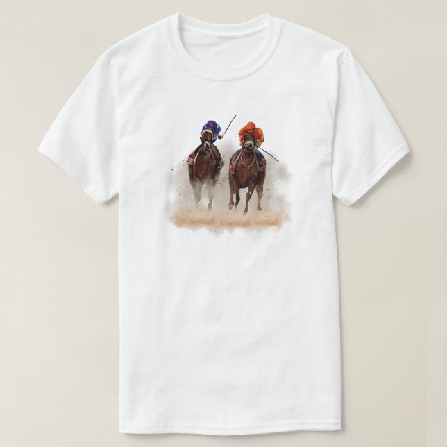 Camiseta de Carreras de caballo (Diseño del anverso)