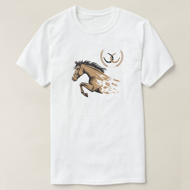 Camiseta de Carreras de caballo (Diseño del anverso)