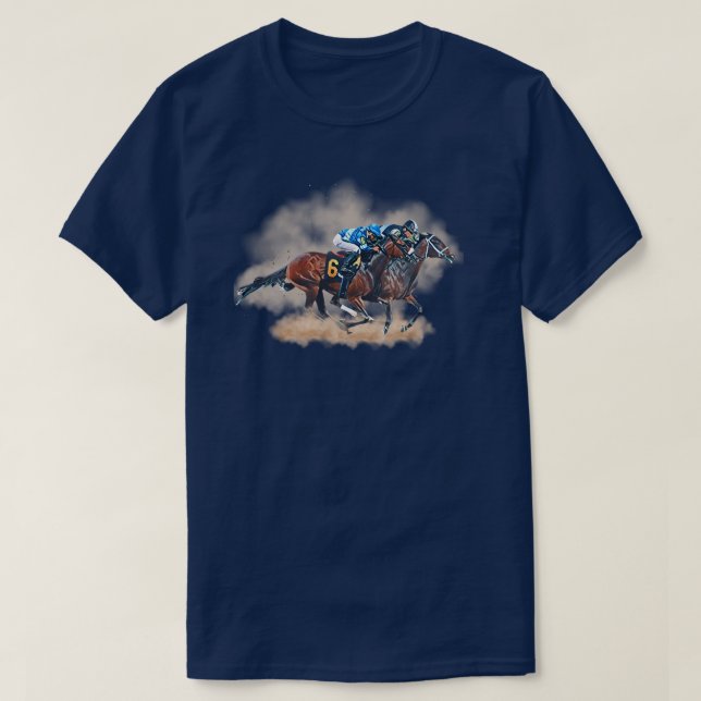 Camiseta de Carreras de caballo (Diseño del anverso)