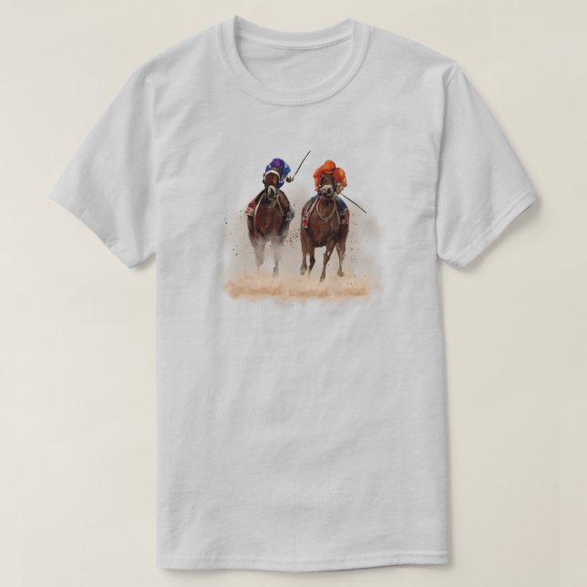 Camiseta de Carreras de caballo (Diseño del anverso)
