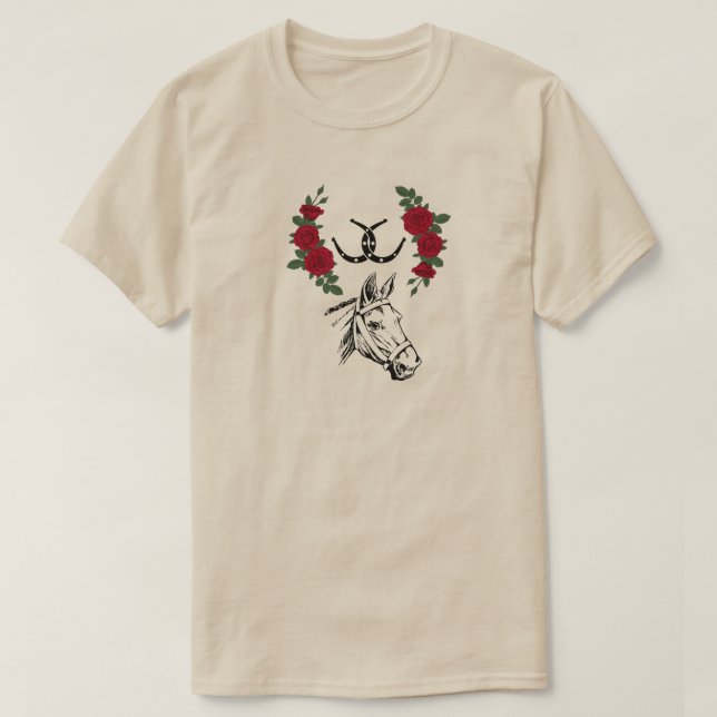 Camiseta de Carreras de caballo (Diseño del anverso)