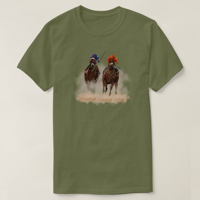 Camiseta de Carreras de caballo (Diseño del anverso)
