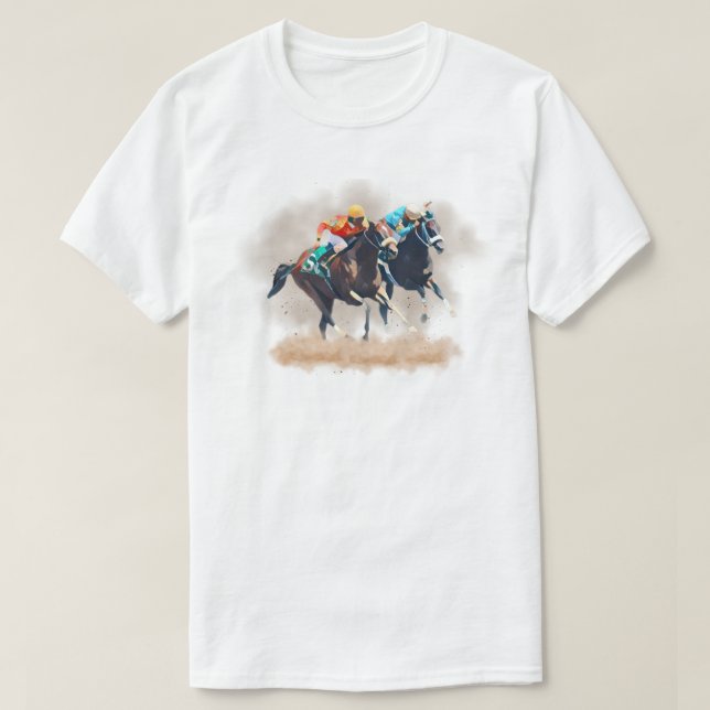 Camiseta de carreras de caballos (Diseño del anverso)