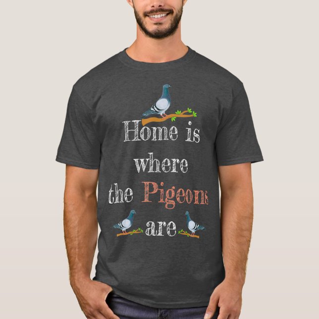 Camiseta de Carreras de pichón de la camiseta de u (Anverso)