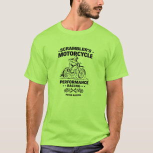 Camiseta de carreras de rendimiento de motocicleta