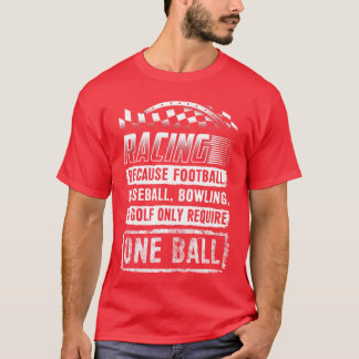 Camiseta de carreras Divertida carrera de una bola
