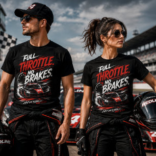 Camiseta de carreras Full Throttle No Brakes