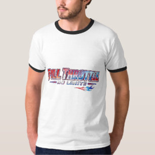 Camiseta de carreras patriótica sin límites a toda