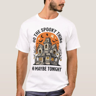Camiseta de Casa Embrujada Diseño de Halloween Vin