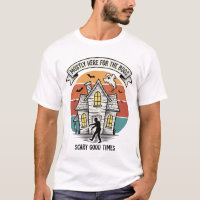 Camiseta de Casa Embrujada Divertida Vintage Espan