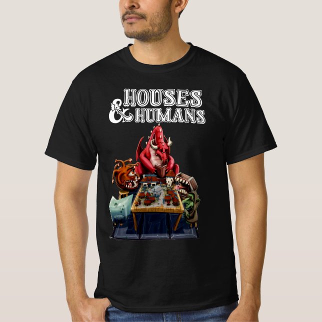 Camiseta de casas y humanos (Anverso)