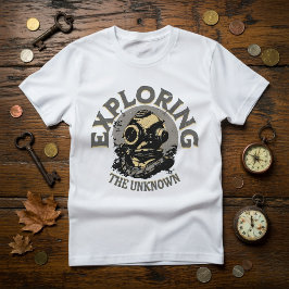 Camiseta de casco de buzo retro vintage