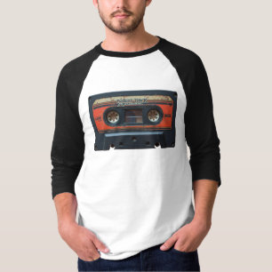 Camiseta de casete vintage