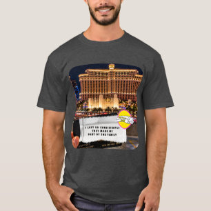 Camiseta de Casino de Chistes de Envoltura de Chic