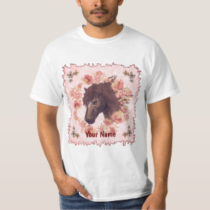 Camiseta de castaño Caballo