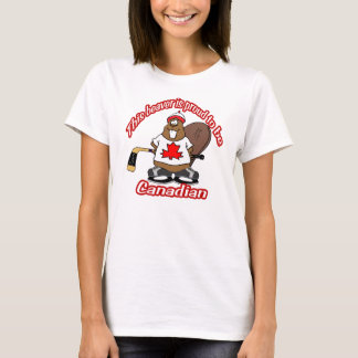 Camiseta de castor canadiense