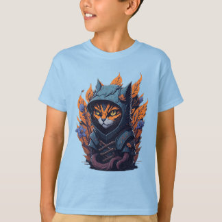 Camiseta de Cat Design Kid.