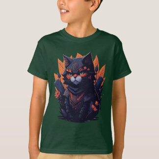 Camiseta de Cat Design Kid.