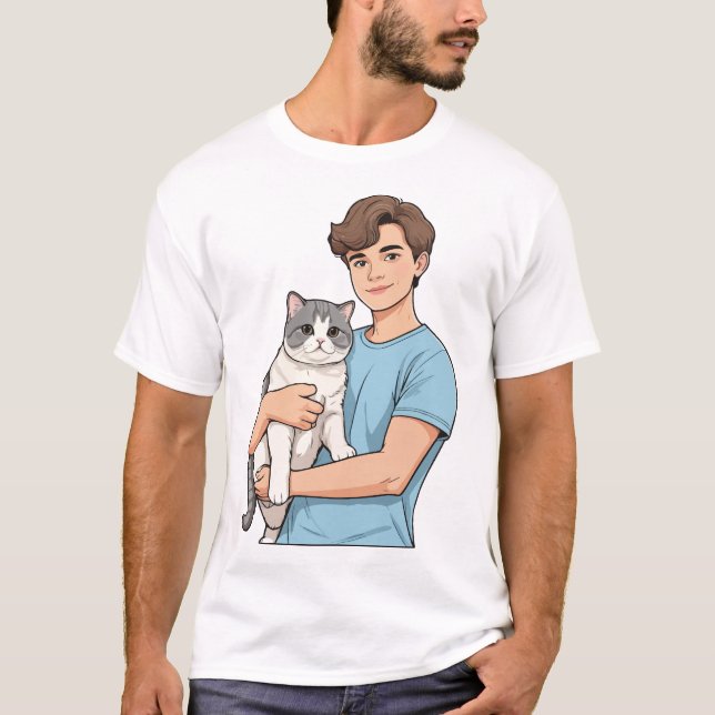 Camiseta de Cat Lover (Anverso)