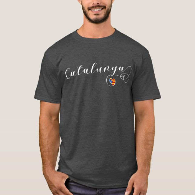 Camiseta de Catalunya del corazón, Cataluña (Anverso)