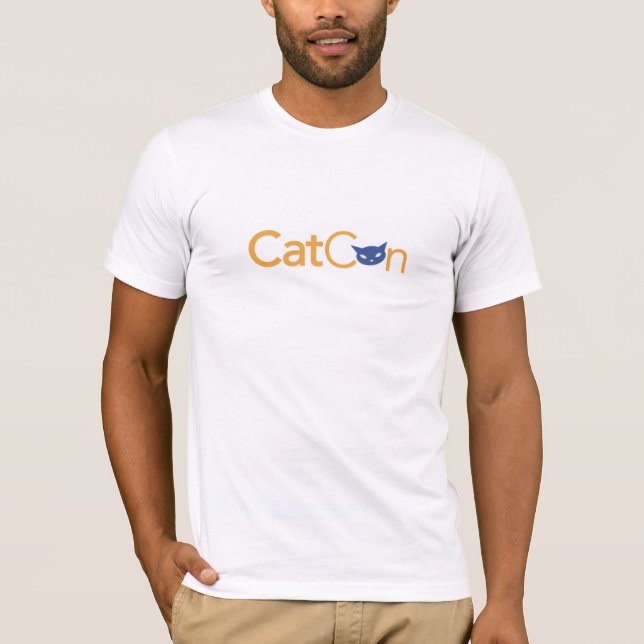 Camiseta de CatCon de los hombres (Anverso)