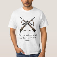 Camiseta de caza con cita divertida
