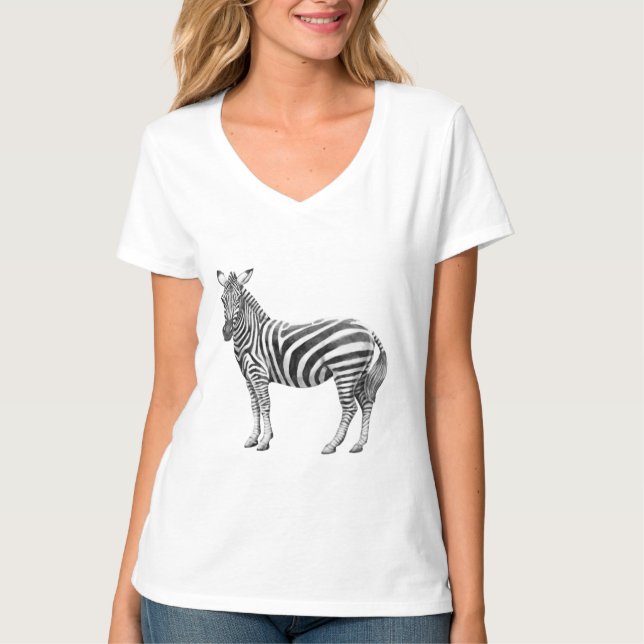 Camiseta de cebra (Anverso)