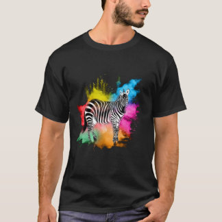 Camiseta de cebra para hombres en África Animal Sa