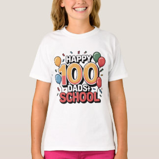 Camiseta de celebración de 100 días de escuela